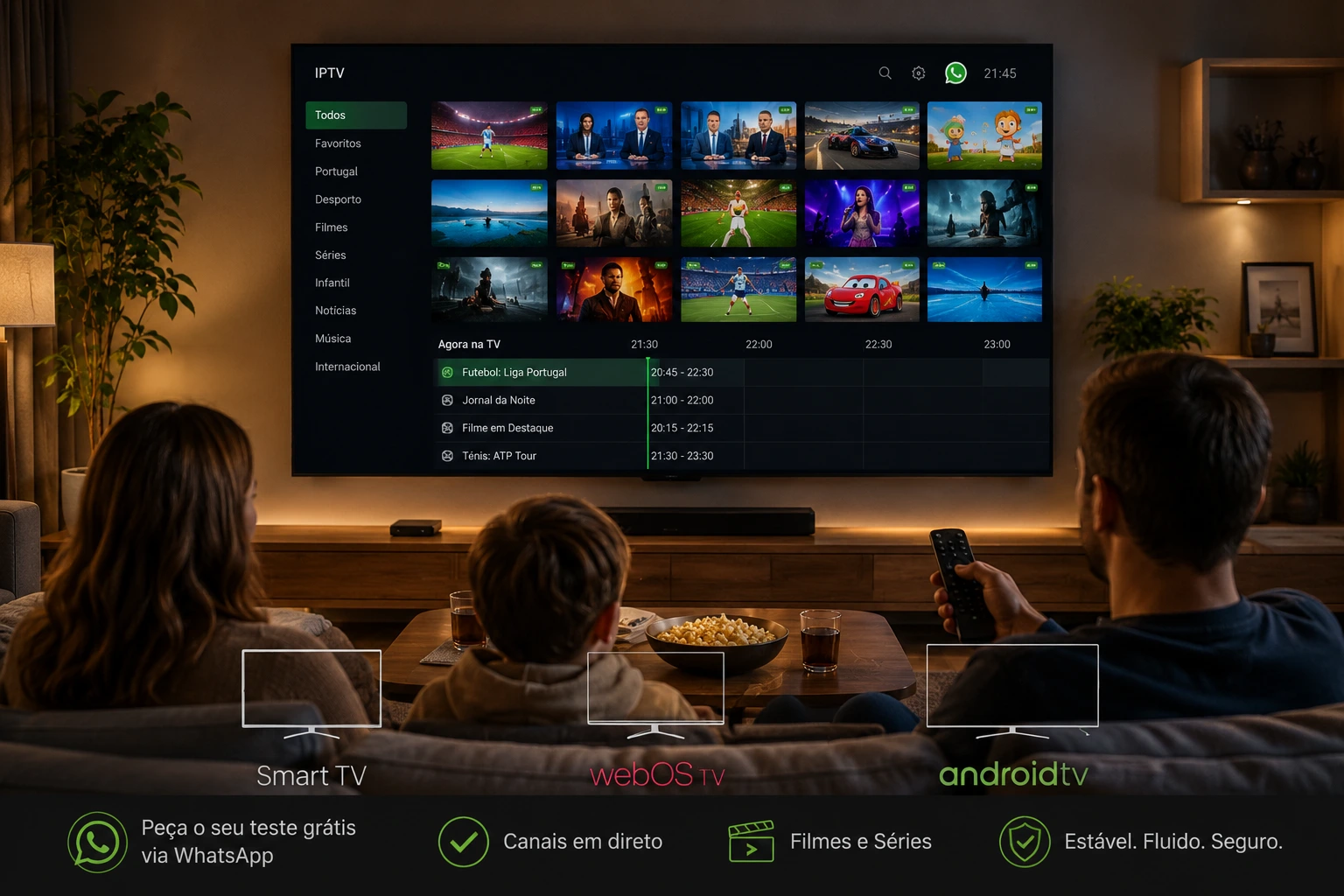 Melhor App IPTV para Smart TV 2026 — Ranking por Marca Depois da Grande Mudança